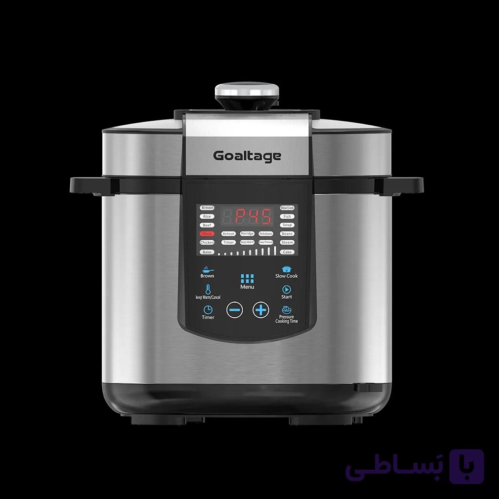 مولتی کوکر و پلوپز چند منظوره گلتیج  Goaltage Culinary Pro Multi-Cooker 1000W CKR01 — تصویر 1