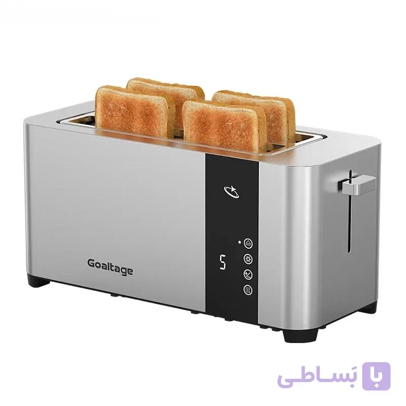 توستر نان گلتیج 4 اسلایس مدل Goaltage goldendge toaster TST01 — تصویر 1