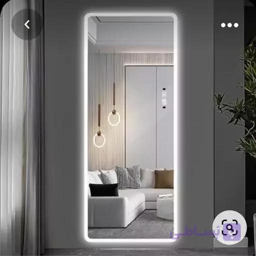 آینه بک لایت قدی مدل Barzin