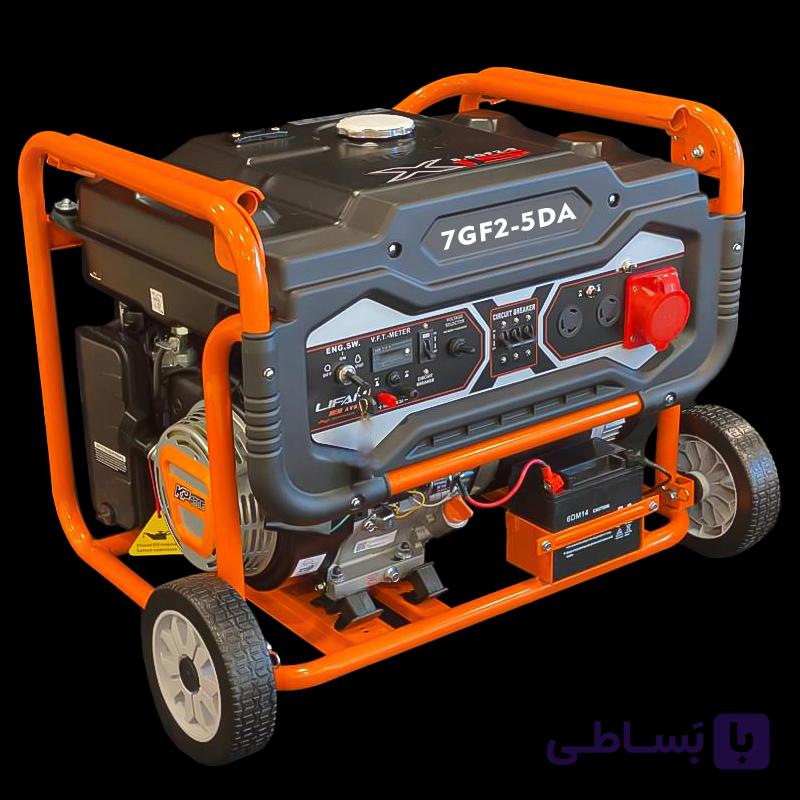 موتور برق لیفان LIFAN 7GF-7 (توان 7 کیلووات)با پورت ats
