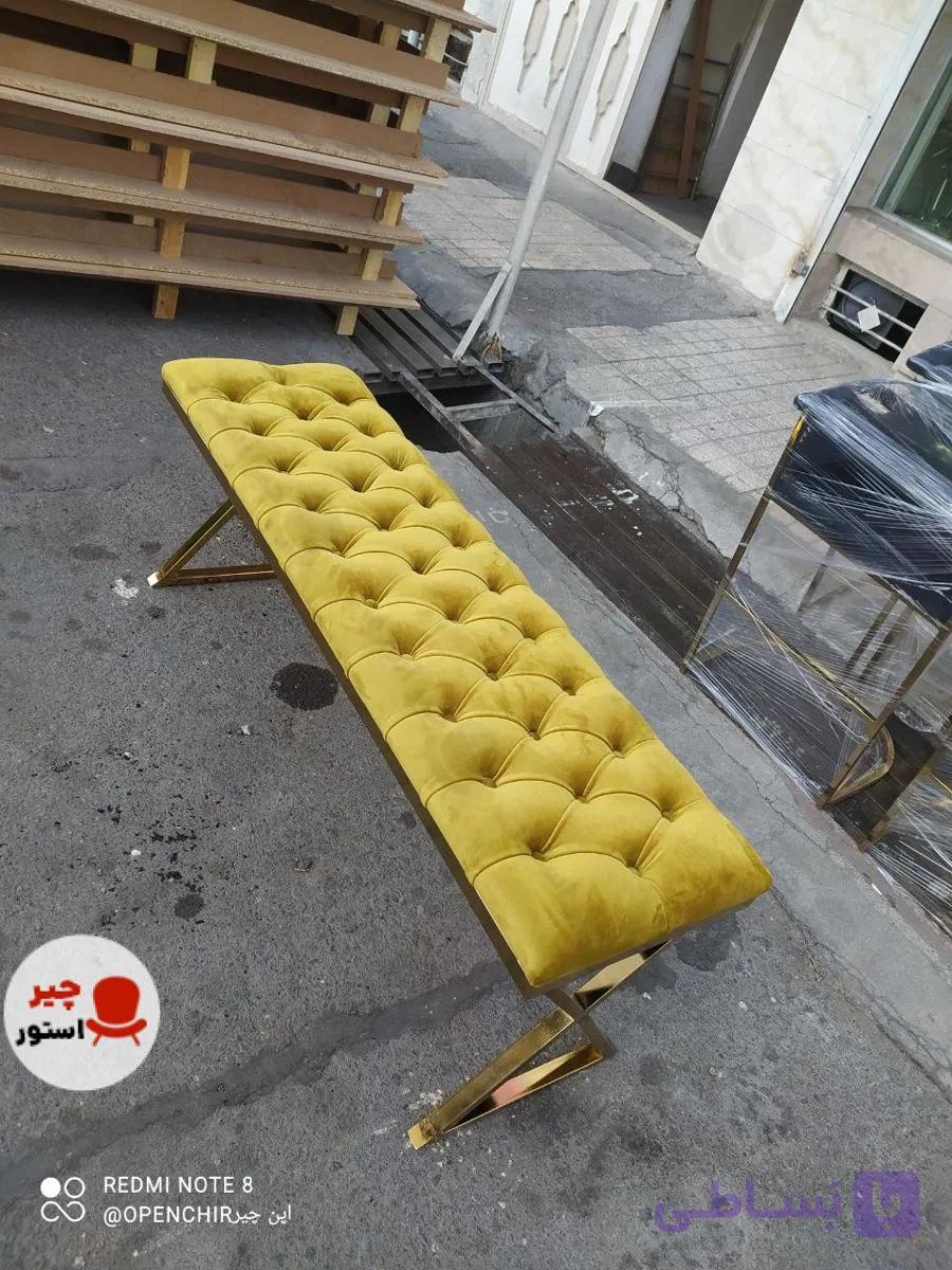 نیمکت انتظار مدل ضربدری — تصویر 1