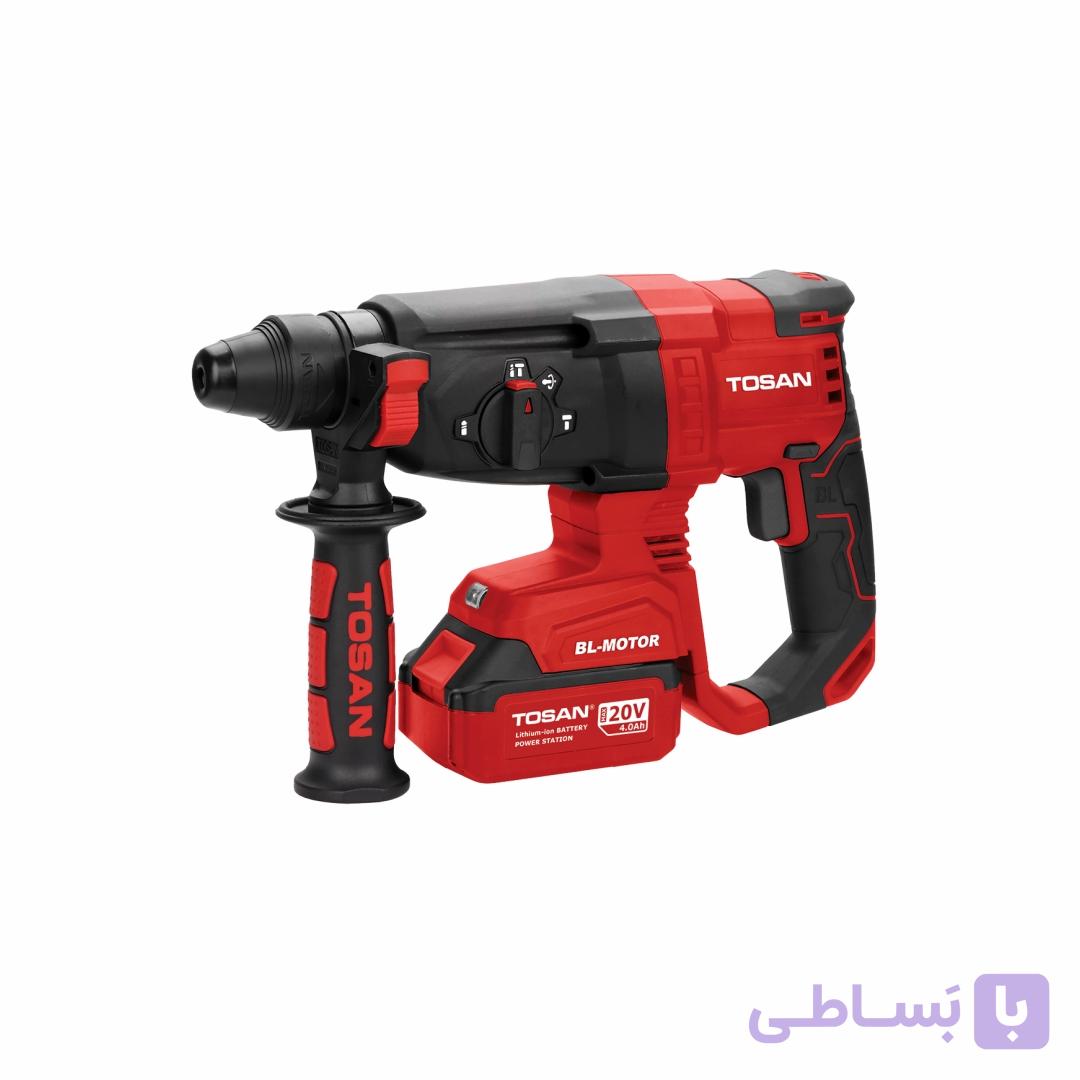 دریل بتن کن شارژی توسن مدل 9800 ظرفیت ۳ کیلوگرم ۲۰ ولت