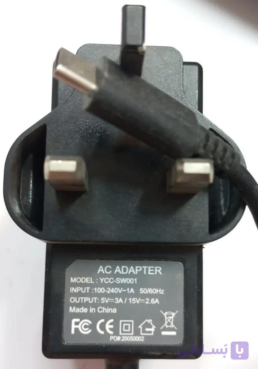 آداپتور شارژر تایپ سی TYPE C 5V 3A / 15V 2A 30 وات