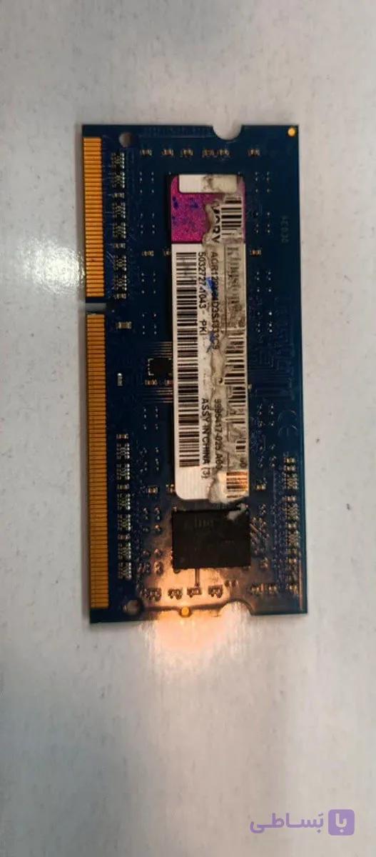 رم لپ تاپ KINGSTONE 1GB PC3 1333MHZ — تصویر 1