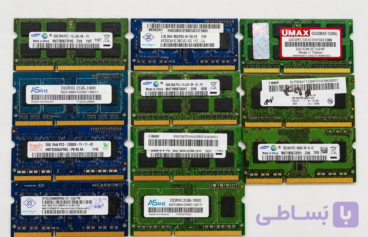 رم لپ تاپ SAMSUNG RAMAXEL UMAX NANYA HUNIX MICRO ASINT — تصویر 1