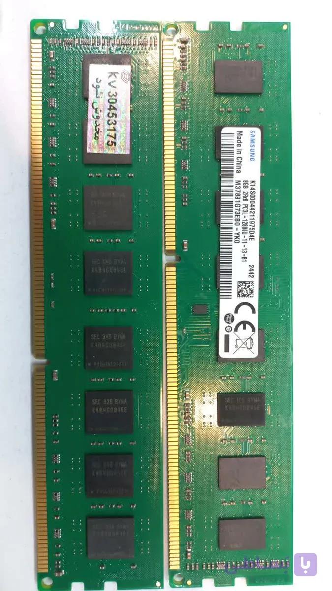 رم کامپیوتر ۸ گیگابایت DDR3 — تصویر 1