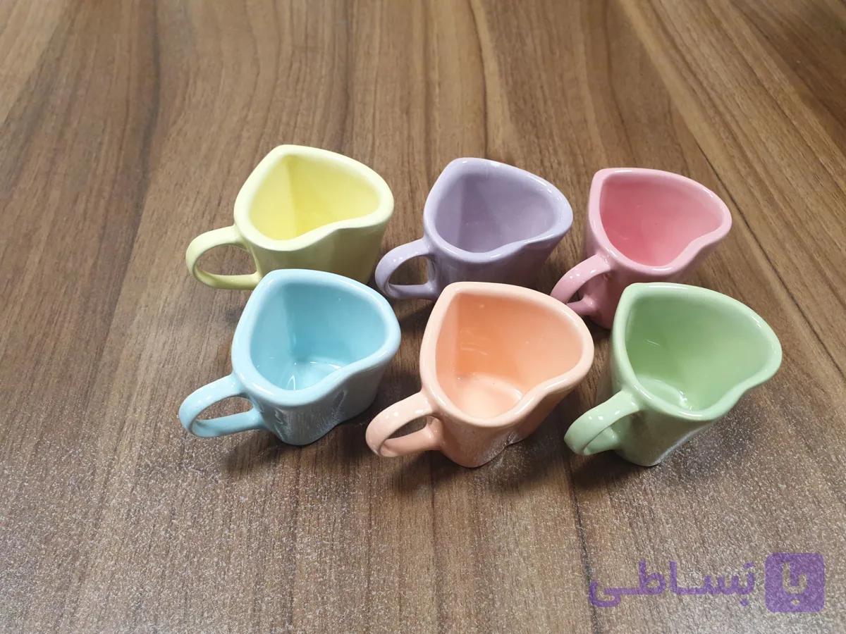 فنجان قهوه خوری رنگی — تصویر 1