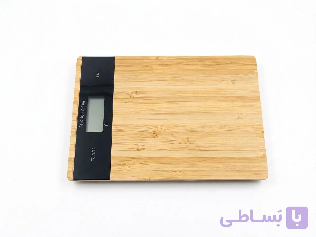 ترازوی آشپزخانه طرح چوب — تصویر 1