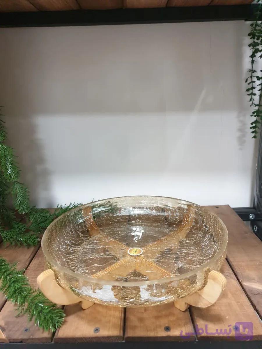 شیرینی خوری پایه چوبی آبگز — تصویر 1