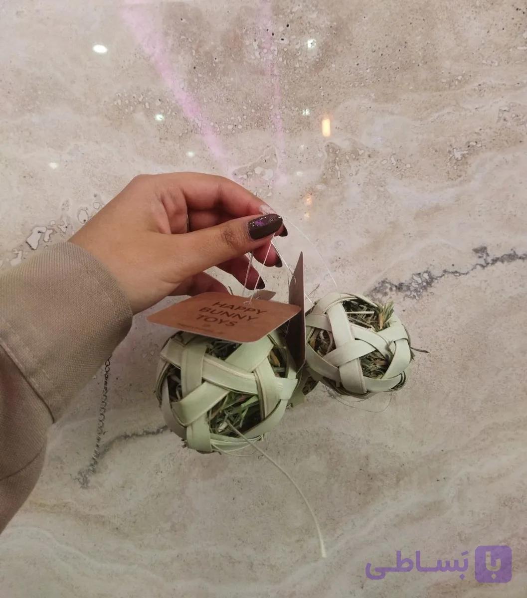 اسباب بازی توپ علوفه طبیعی 49 — تصویر 1