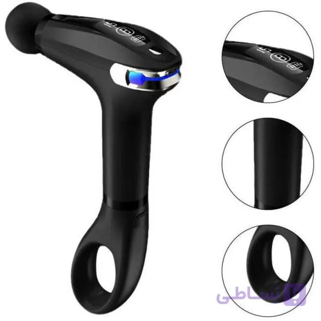 ماساژور تفنگی بلوآیدیا مدل Blueidea BLD-326 | ۶ سطح شدت - ۴ سری سیلیکونی - ریکاوری عضلات