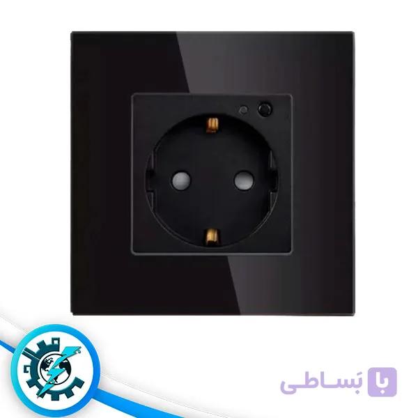 قیمت پریز غیرهوشمند توکار تویا Tuya ساده و با رویه شیشه