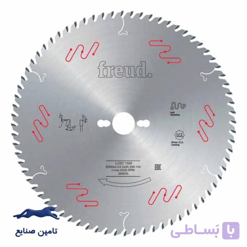 تیغ اره الماسه ام دی اف بر قطر 30 سانتی متر 96 دندانه برند فرود — تصویر 1