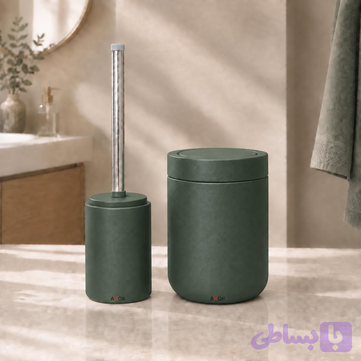 ست سطل و فرچه سنگی AXOR ( آکسور) مدل وستا (VESTA) — تصویر 1