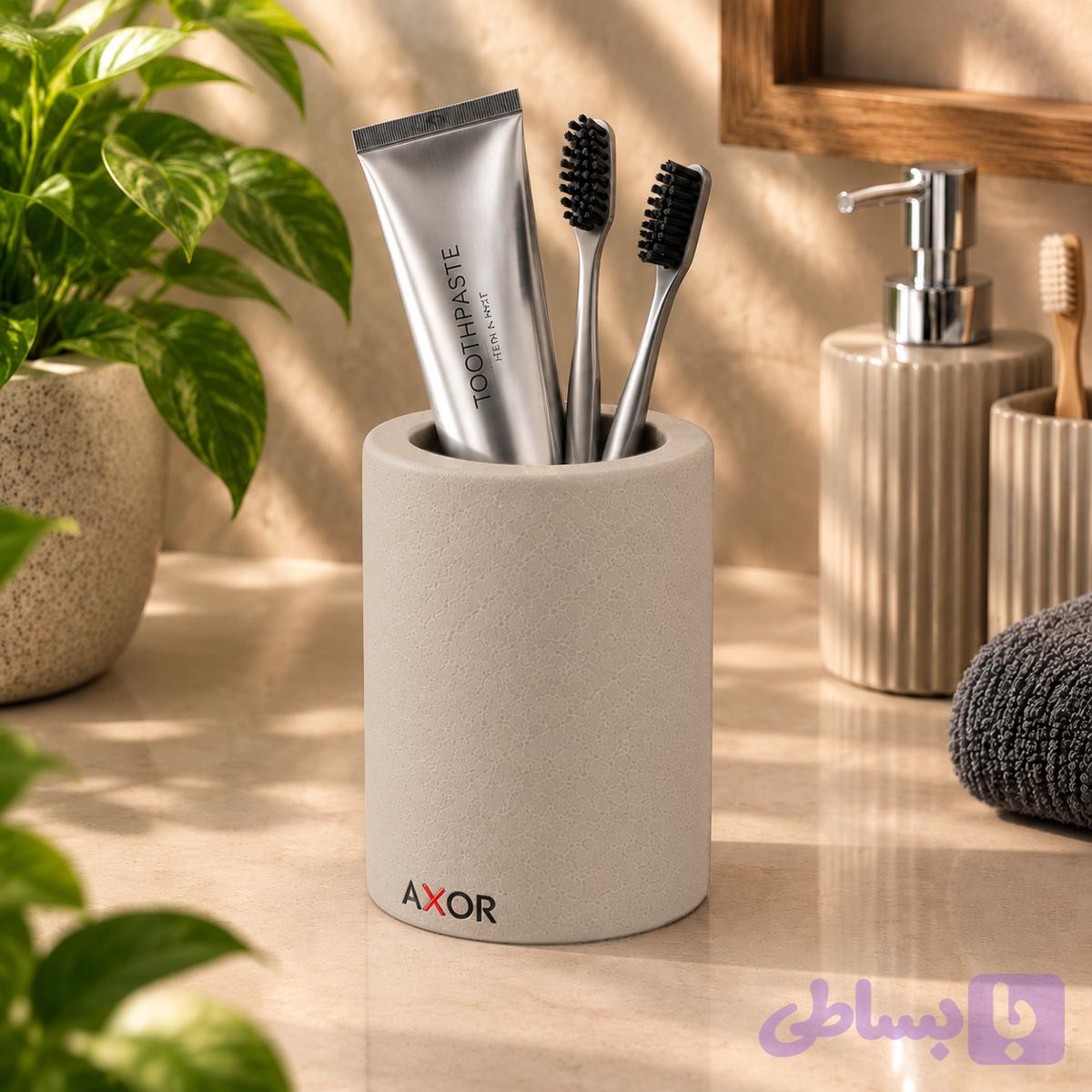 جا مسواکی سنگی آکسور (AXOR) مدل ایوا (iva) — تصویر 1