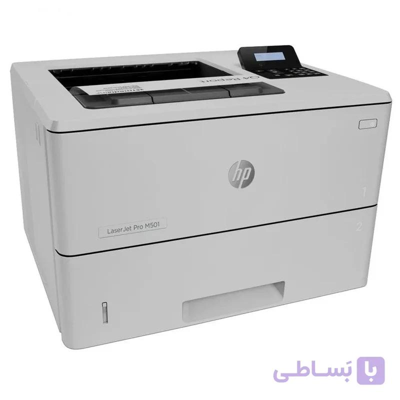 پرینتر اچ پی مدل LaserJet Pro M501n تک رنگ تک کاره با چاپ لیزری