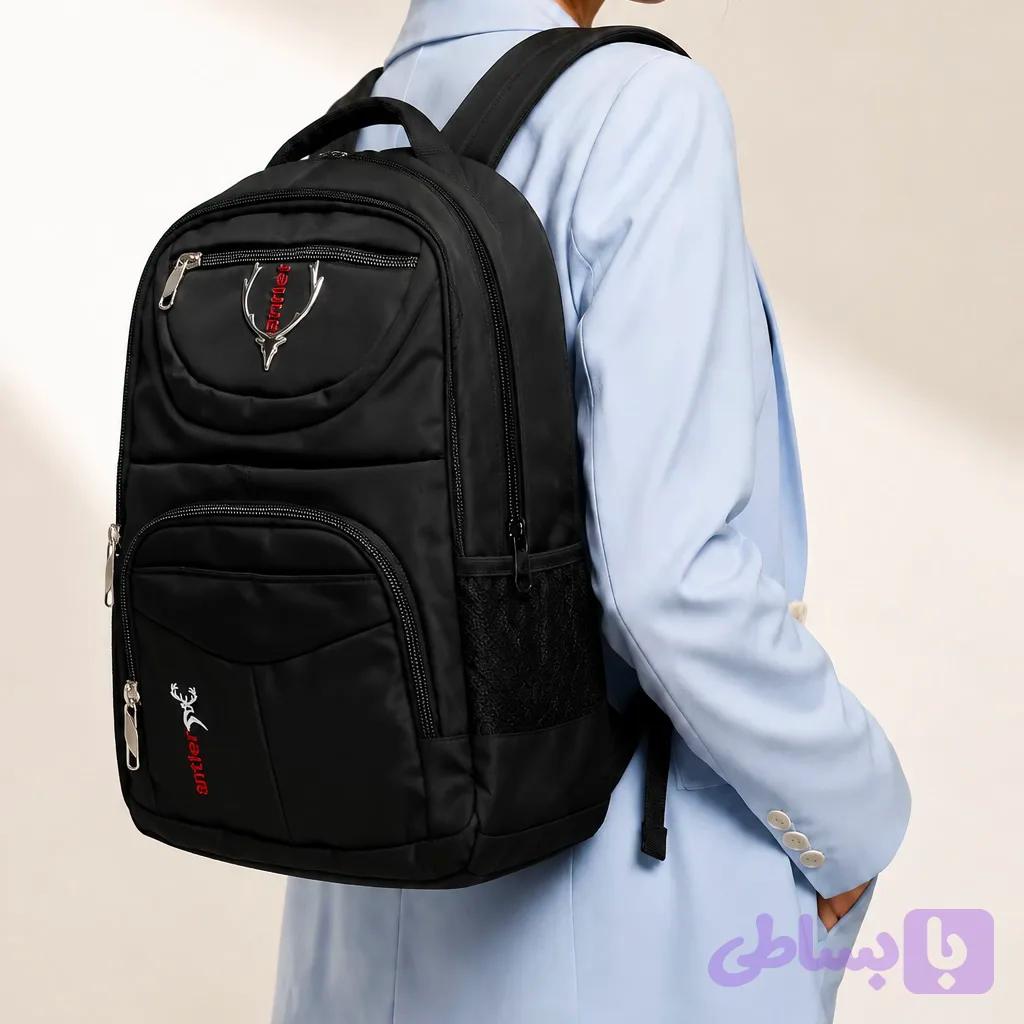 کیف کوله پشتی دانش آموزی لب تاپ — تصویر 1