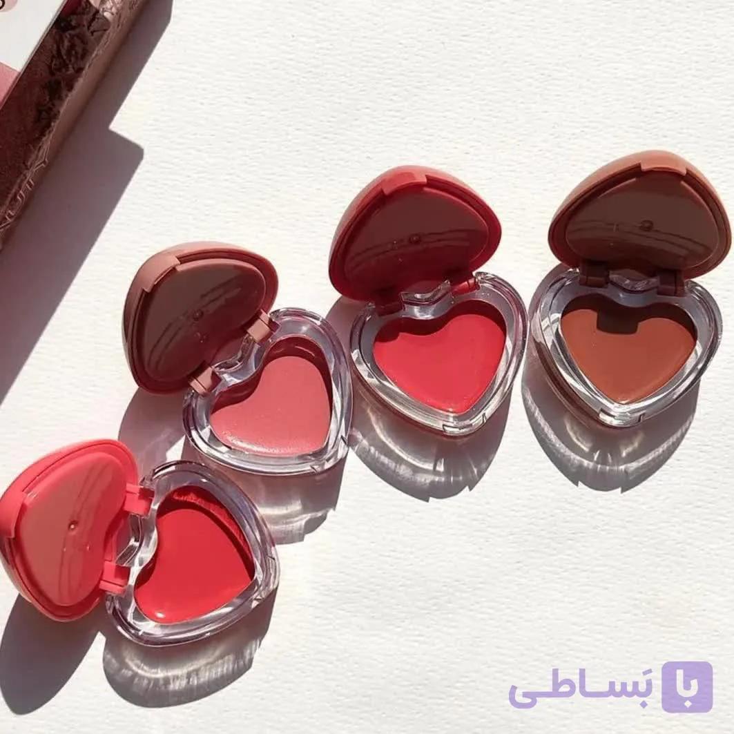 رژ گونه قلبی 2 طبقه — تصویر 1
