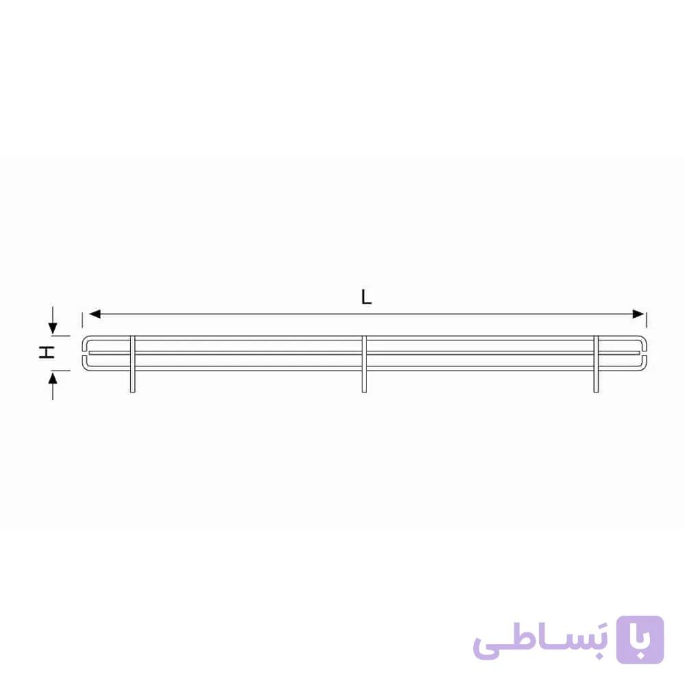 حفاظ فلزی قفسه فروشگاهی