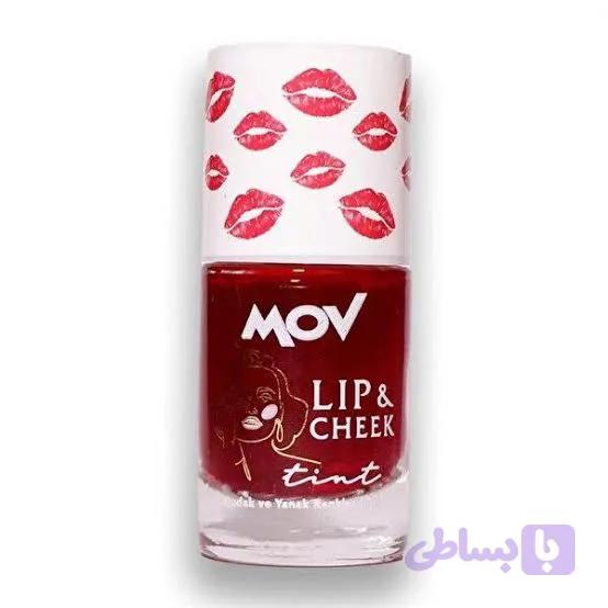 تینت لبmovمدلrose pink