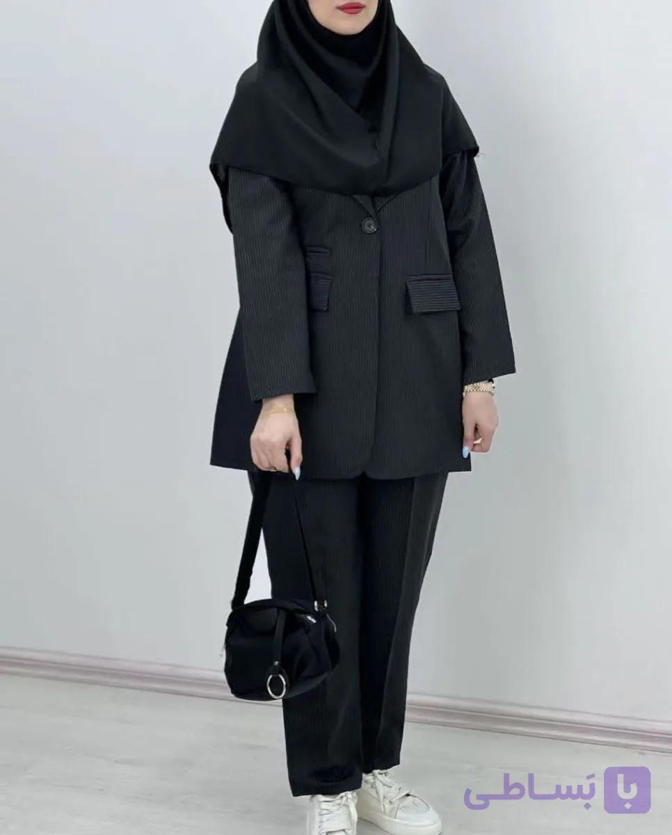 مانتو شلوار دیپلمات ملودی
