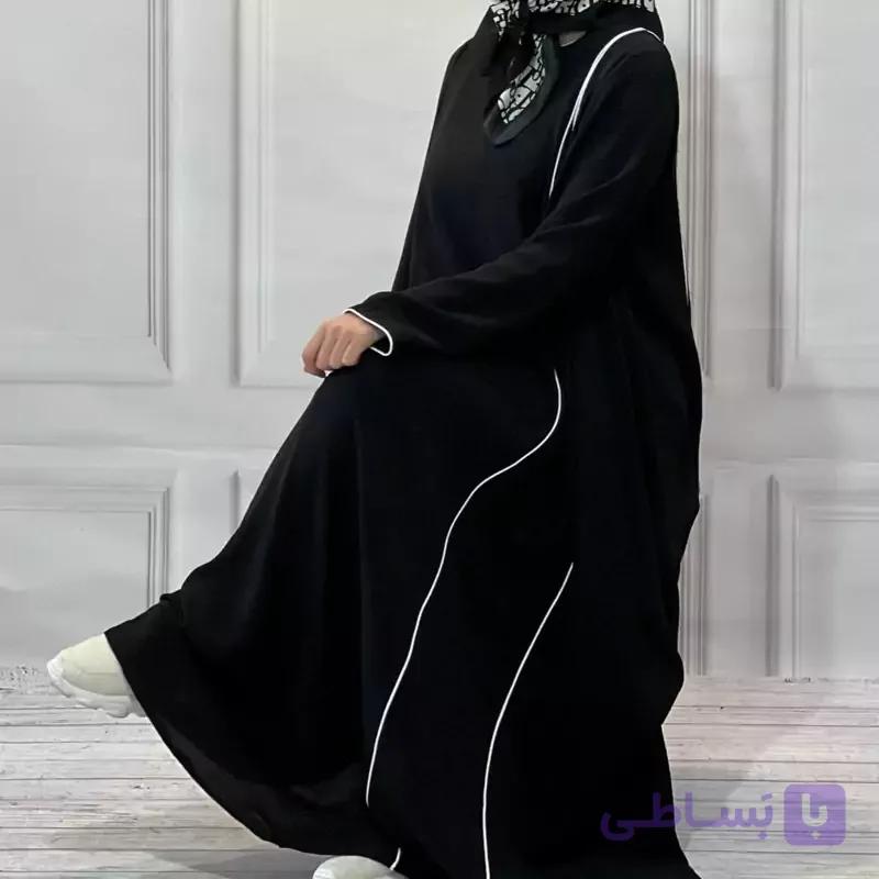 مانتو عبایی مجلسی الیزه مغزدوزی
