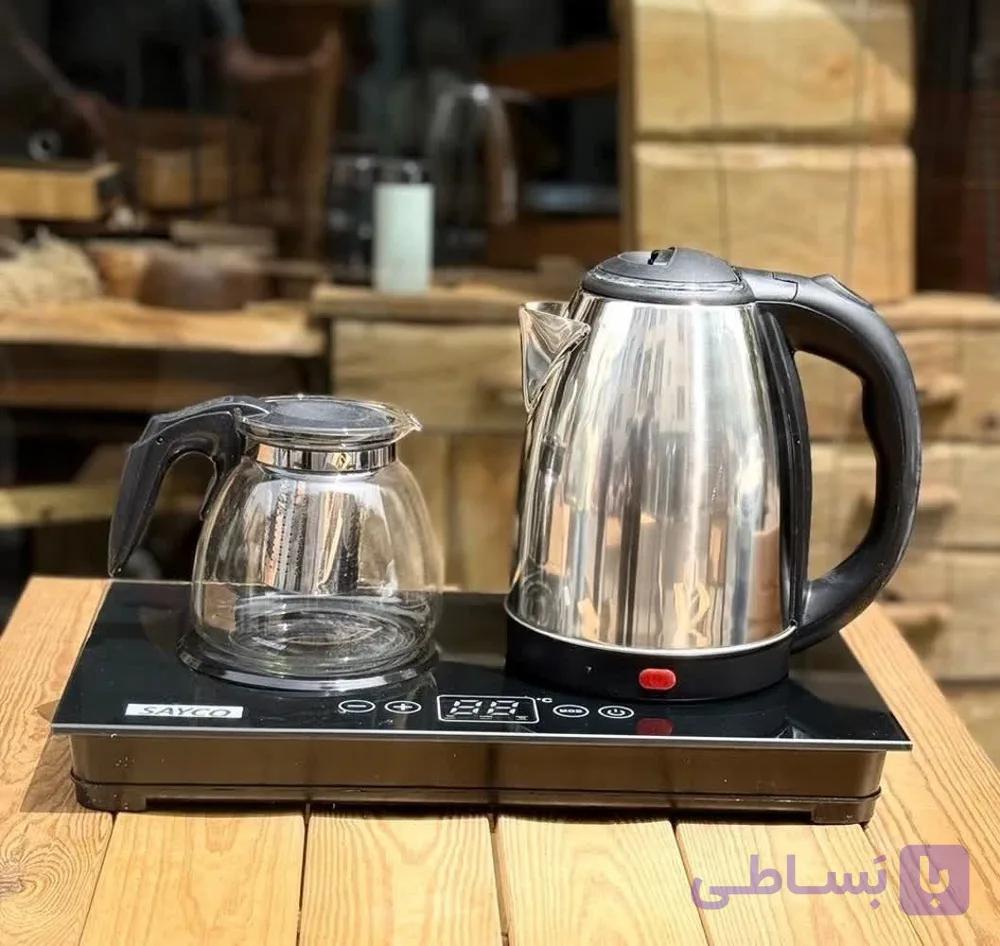 چای ساز صفحه شیشه ای
