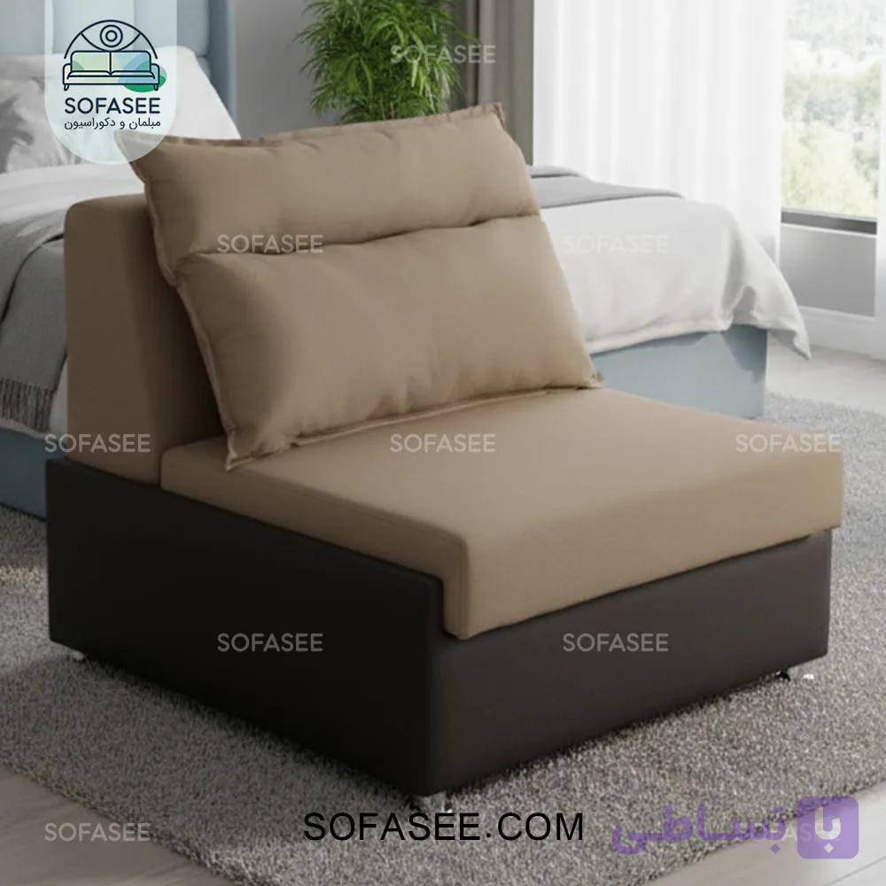 کاناپه و مبلمان راحتی تخت خواب شو یک نفره ملینا — تصویر 1