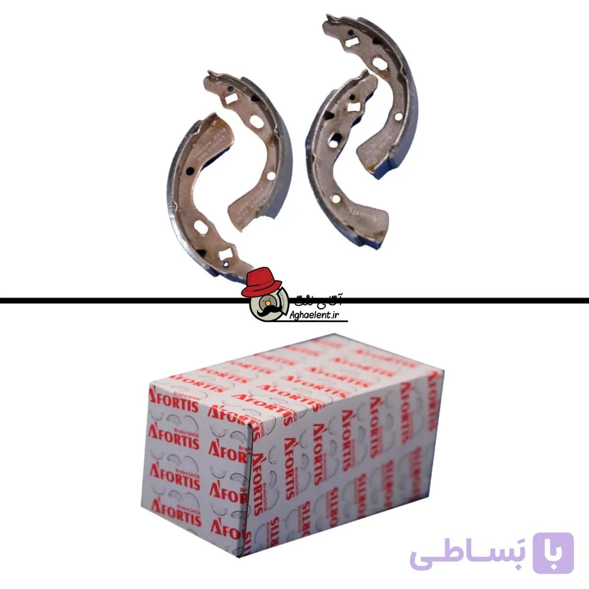 لنت ترمز عقب پراید کفشکی آفورتیس — تصویر 1