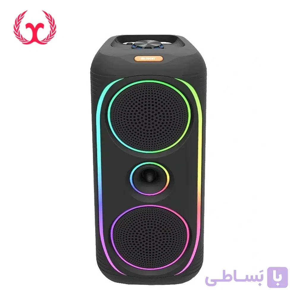 اسپیکر بلوتوثی MS-2041BT | اسپیکر قابل حمل با نورپردازی LED — تصویر 1