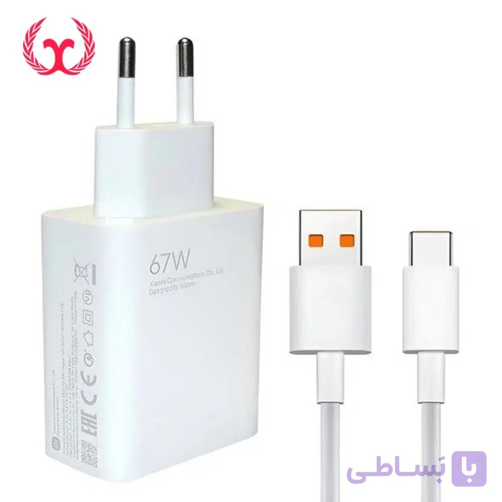شارژر شیائومی 67 وات توربوشارژ با قابلیت ثانیه شمار — تصویر 1