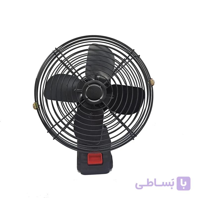 پنکه شارژی ۴۸ ولت توری و بدنه فلزی مدل FAN LITHIUM 3PIN — تصویر 1