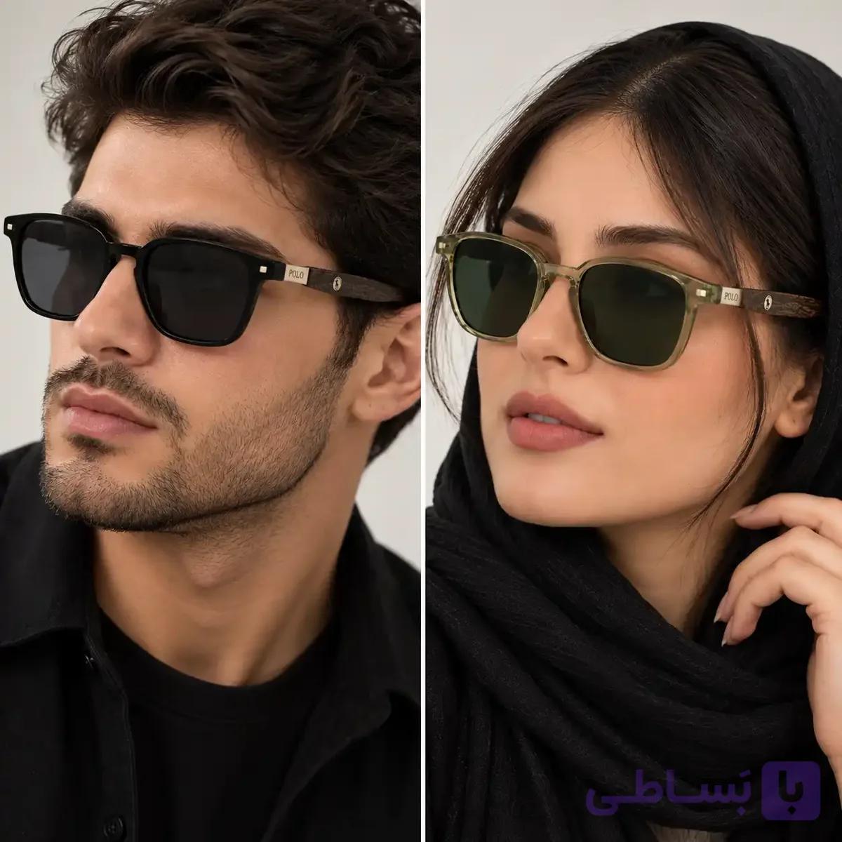 عینک آفتابی مستر برند پولو (Polo) دسته چوبی – زنانه و مردانه کد 25138 — تصویر 1