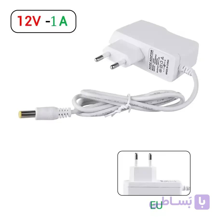 آداپتور اصلی 12 ولت 1 آمپر – تغذیه مطمئن و پایدار برای دستگاه‌ها — تصویر 1