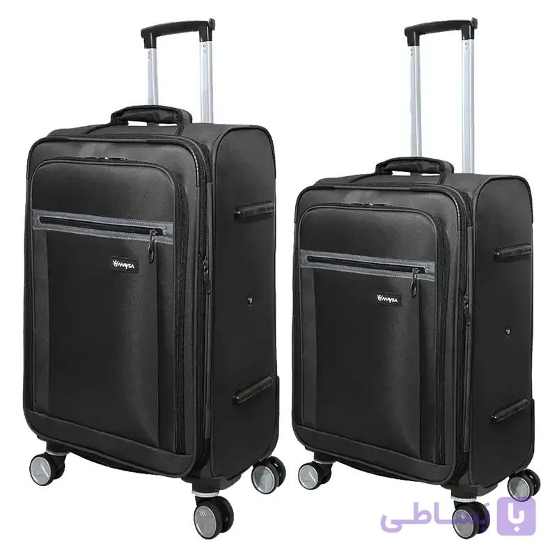 چمدان مایسا مدل My-40220-2X مجموعه 2 عددی به همراه کاور رایگان — تصویر 1