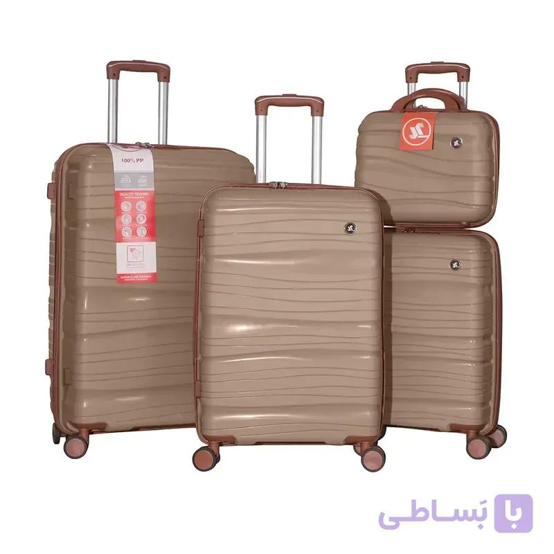چمدان MR مدل Royal-BN-4X مجموعه 4 عددی به همراه کاور رایگان — تصویر 1