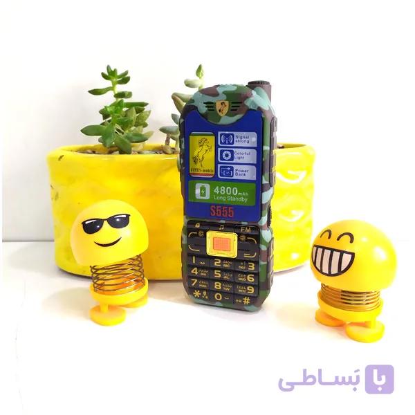 گوشی چهار سیم کارته چریکی فراری S555 — تصویر 1