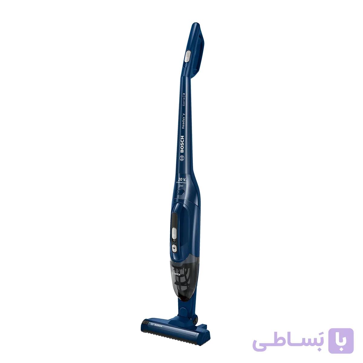 جارو شارژی عصایی بوش مدل BCHF2MX20 با موتور 20 وات و قابلیت جدا کردن دسته، فیلتر قابل شست‌وشو — تصویر 1