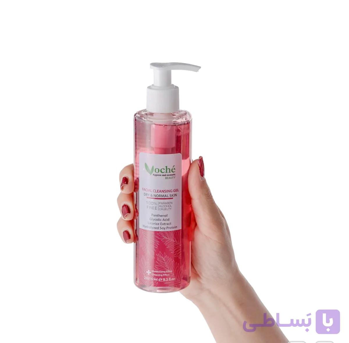 ژل شستشوی پوست خشک و نرمال وچه