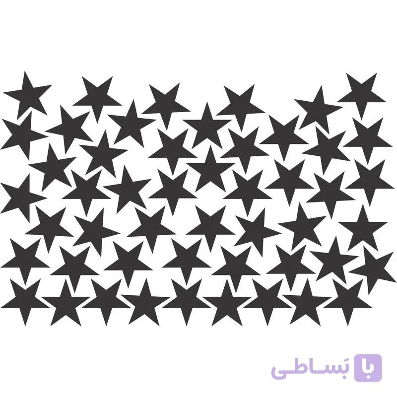 استیکر دیواری طرح ستاره مدل 01 بسته ۵۰ عددی