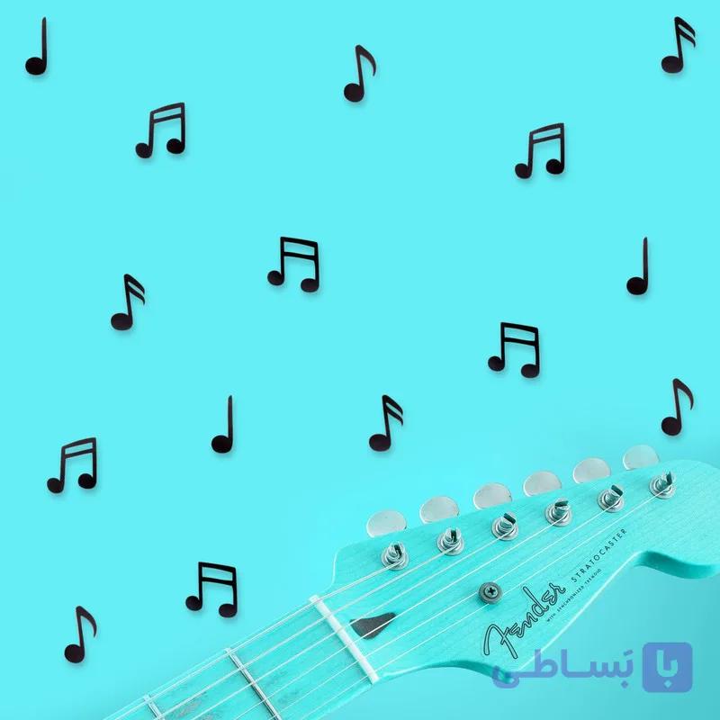 استیکر چوبی رومادون طرح نت کد 4073 بسته 15 عددی