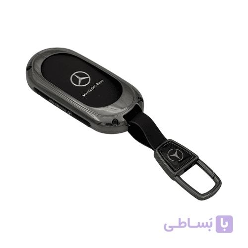 قاب ریموت مرسدس مدل چرم مشکی — تصویر 1