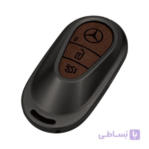 قاب ریموت مرسدس بنز مدل چرم قهوه ای Hermes — تصویر 1