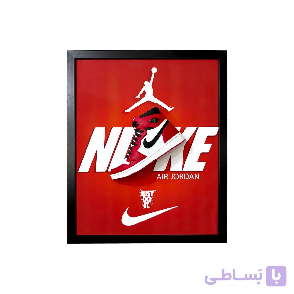 تابلو سه بعدی طرح کفش جردن Air Jordan — تصویر 1