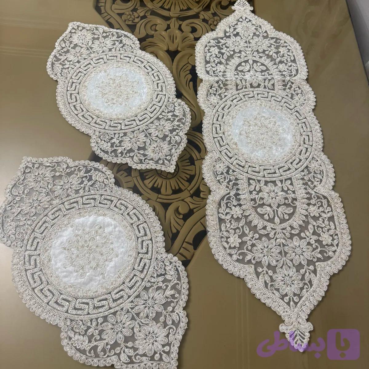 رومیزی سه تیکه مدل ورساچه — تصویر 1