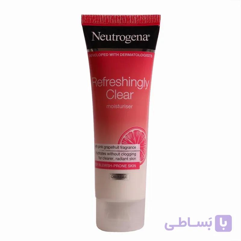کرم مرطوب کننده نوتروژینا مدل Refreshingly Clear حجم 50 میلی لیتر — تصویر 1