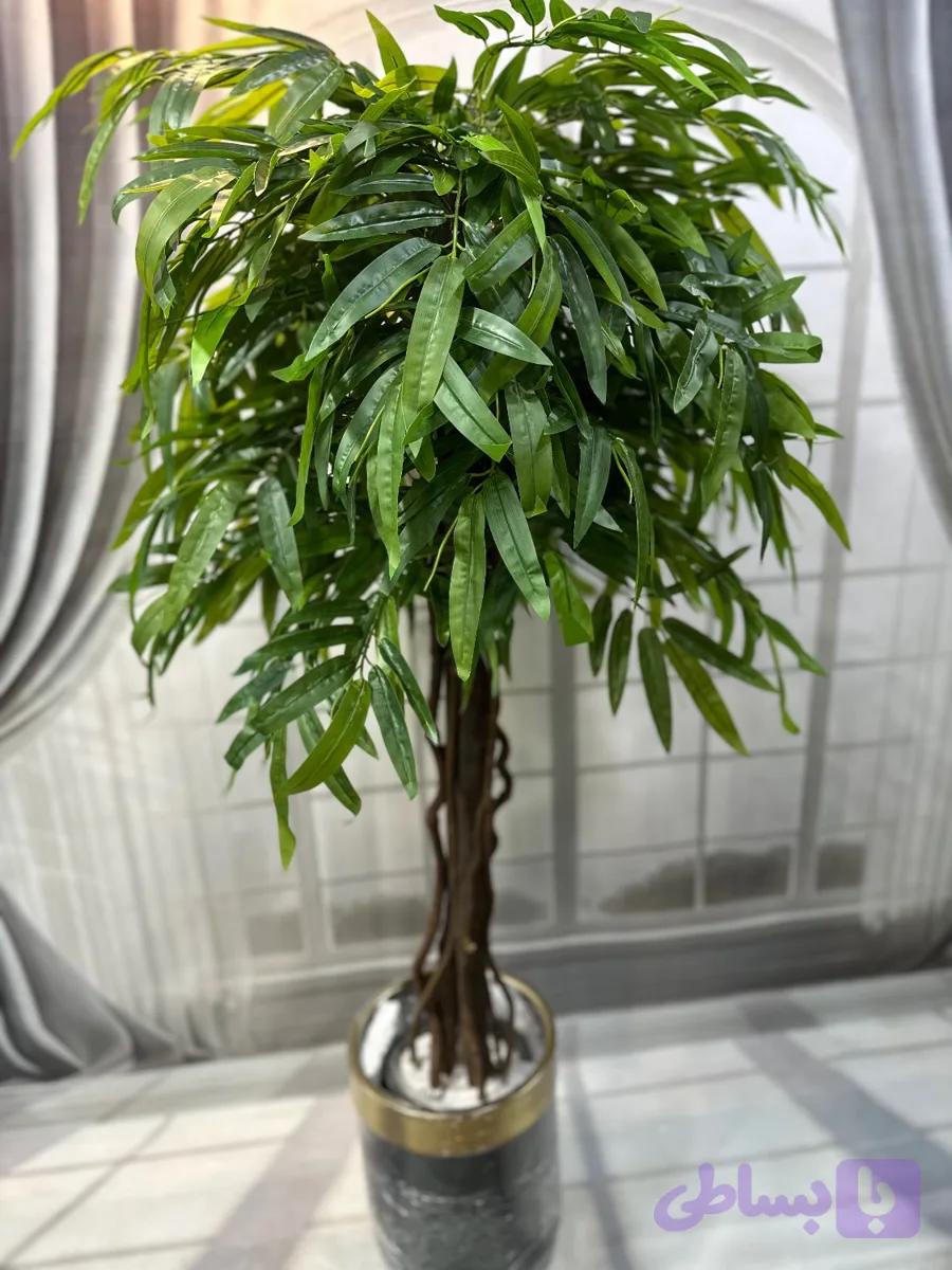 درختچه مصنوعی آمستل ارتفاع ۱۷۰ چرم لمسی وارداتی. با ظاهر طبیعی. ارسال فوری