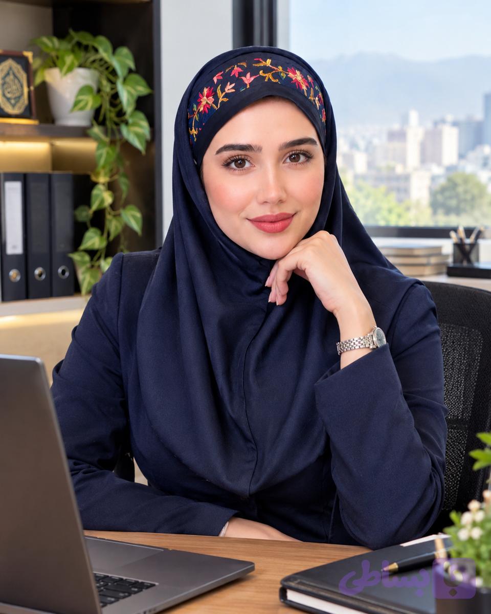 مقنعه شاهدخت نواری — تصویر 1