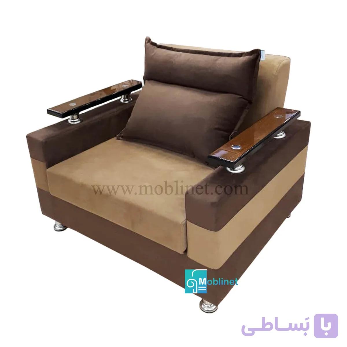 مبل تختخواب شو تک نفره مدل رویال — تصویر 1