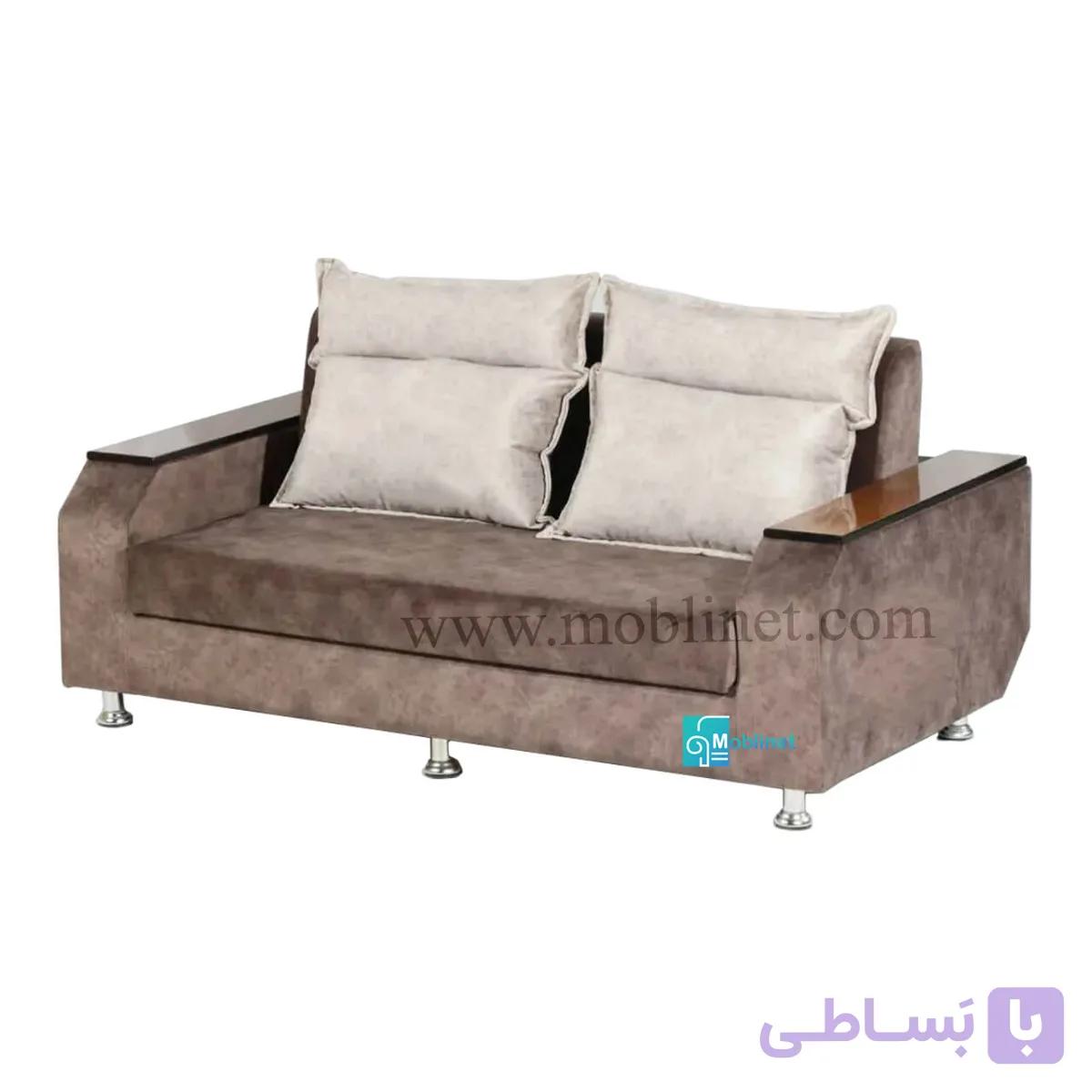مبل تختخوابشو دونفره بالینکو — تصویر 1